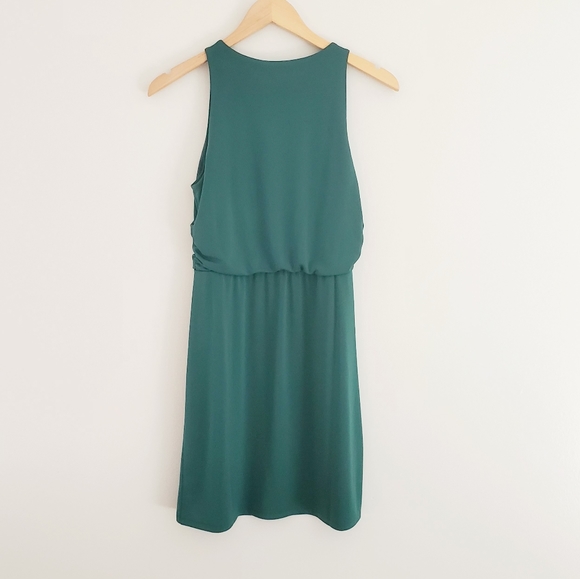 Ann Taylor petite emerald green dress small - Picture 2 of 8